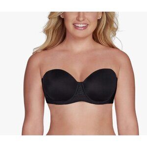 Vanity Fair Womens Bra Beauty Back Removeable Straps Black Size 40C